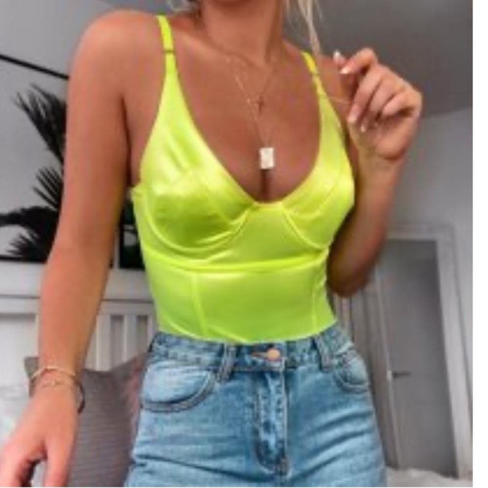 Green bodysuit